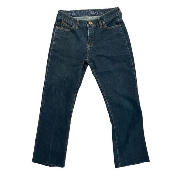 Wrangler Women's Denim Jeans Q Baby No Gap Waistband Dark Wash Size10 HEMMED - Picture 2 of 11